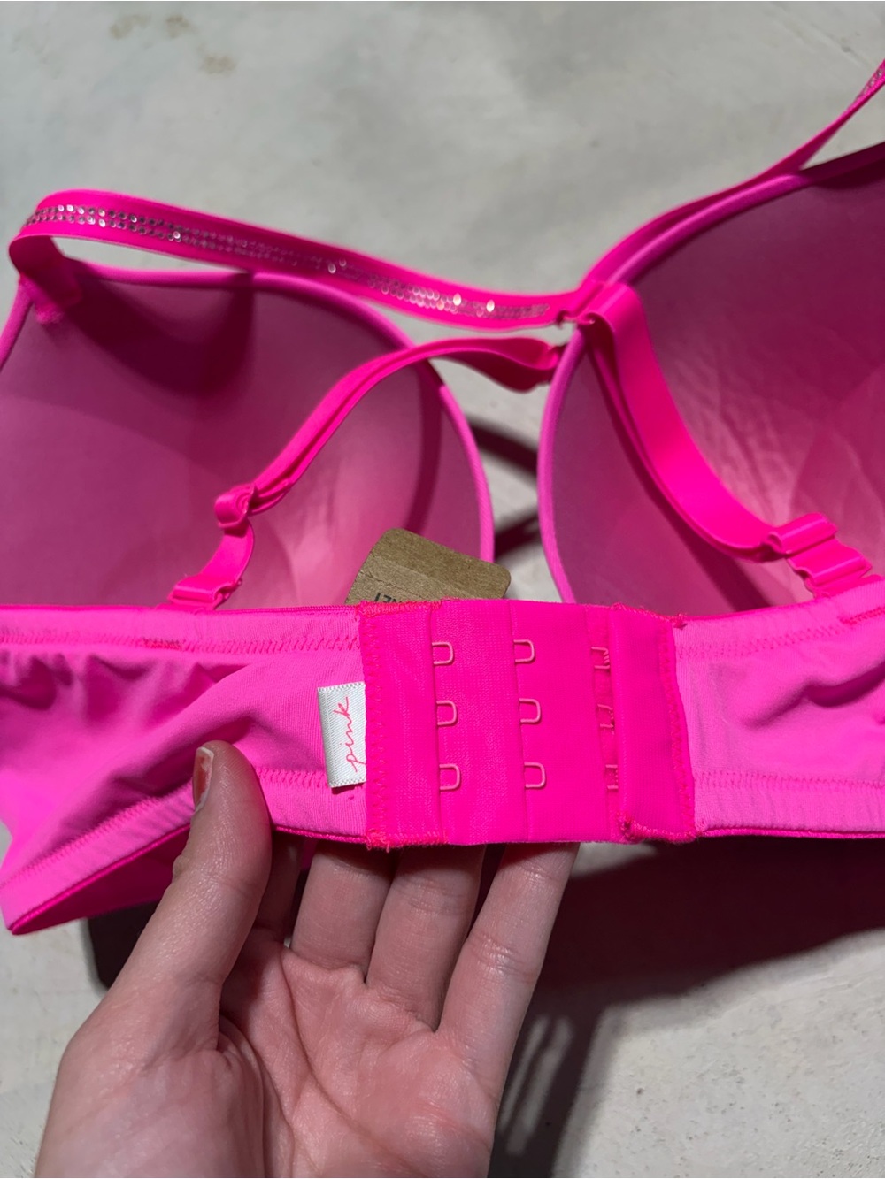 Victoria’s Secret pink wear everywhere super push up hot pink bra 38DD - Picture 5 of 10